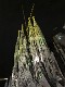  Sagrada La Familia at night, Barcelona