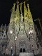  Sagrada La Familia at night, Barcelona